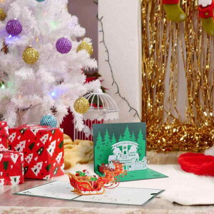 Kesote NX}XJ[h  3d J[h |bvAbvJ[h bZ[WJ[h 3Zbg T^ NX}Xc[ Xm{[ VJ Merry Christmas t