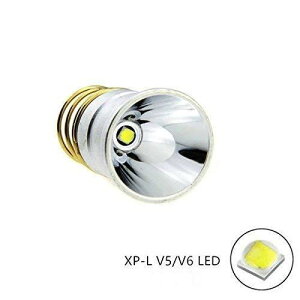 懐中電灯電球、超高輝度XP-L V6交換LED電球1300ルーメン1モード ドロップインP60デザインモジュール懐中電灯修理用、3.6-9V Drop-In- P60デザイン Surefire Hugsby C2 G2 Z2 6P 9P G3 S3 D2