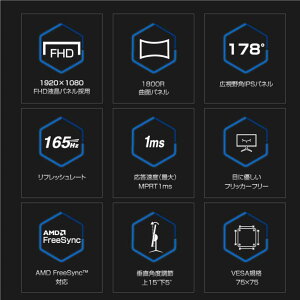 27C` j^[ Q[~Oj^[ Ȗ fBXvC 144Hz 165Hz 1ms VApl AMD FreeSync FPS Xt[ tHD mOA [J[3N AST-G27CMT