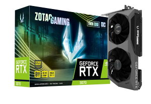 �y�����ςݕi�z ZOTAC GAMING GeForce RTX 3070 Twin Edge OC �O���t�B�b�N�X�{�[�h ZT-A30700H-10P VD7416 (�����ςݕi)