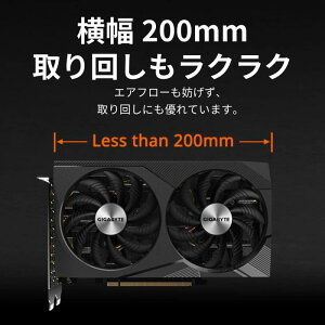 GIGABYTE NVIDIA GeForce RTX3060  OtBbN{[h GDDR6 12GB ڃf MKoCg yKz GV-N3060WF2OC-12GD