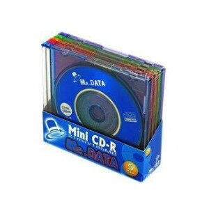 MR.DATA 8cm CD-R �J���[MIX 5�� CMC Mini CD-R21(MIX) 1PX5