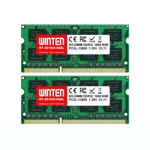 WINTEN m[gPCp DDR3-1600 16GBi8GB×2j d 204Pin CL11 1.35V 1.5V SODIMM SDRAM [ ݃[y5NEzWT-SD1600-D16GBL