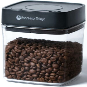 Espresso Tokyo �R�[�q�[�L���j�X�^�[ �l�I �^��ۑ��e�� �{�^���������ē����̋�C��r�o �R�[�q�[�� �ۑ��e�� �^�� ���� Coffee Canister Neo (850ml(�R�[�q�[��300g��))