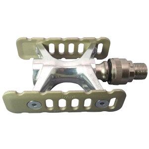 MKS(三ヶ島製作所) 自転車 ペダル PROMENADE OneSideEzy (プロムナード ワンサイドイージー) チタンカラー