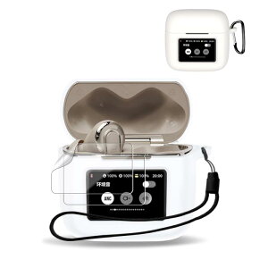 For JBL TOUR Pro 3 �p �P�[�X �J�o�[ + 2���t�B�����yKONXISA�z���C�����X�C���z�� �P�[�X �V���R���f�� ���p���₷�� �ϏՌ��� �h���h�o �E�H�b�V���u���i�J���r�i�t��+�X�g���b�v�t�� �j �����[