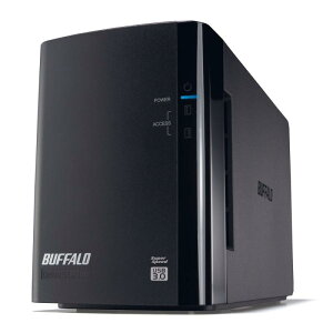 BUFFALO �~���[�����O USB3.0 �O�t�n�[�h�f�B�X�N 2�h���C�u 8TB HD-WL8TU3/R1J