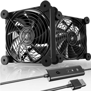 Novonest usbt@ pt@ USB@ É 4iKʒ 800-1600RPM 12cm ^@ pc fan 5V  ~j@uU3UK2v