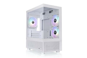 Thermaltake View 170 TG ARGB Snow Micro-ATX �~�j�^���[�^PC�P�[�X �z���C�g CA-1Z4-00M6WN-00 CS9125