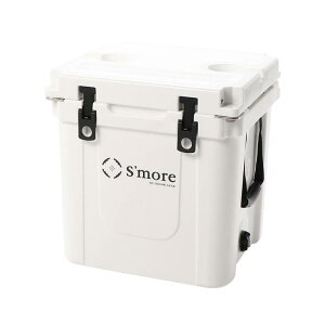 S'more(XA) Becool cooler box33 N[[{bNX ^ 31L/33QT 31bg n[h N[[BOX Lv ނ AEghA X|[c  ۗ ^ׂ 𔲂t (WHITE)
