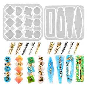 MAEXUS �V���R�����[���h �w�A�N���b�v �w�A�s���y 2�Z�b�g �z6��� �����` �O�p�` �� �n�[�g �l�p ����N���b�v10�t�� uv ���W�� �^ �G�|�L�V���� �\�t�g���[���h �n���h���C�h DIY ����