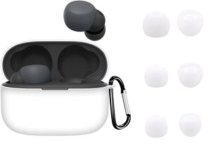 A-Pcas LinkBuds S WF-LS900N �p �P�[�X �J�o�[ �C���[�s�[�X �A�N�Z�T���[ LinkBuds S�P�[�X LinkBuds S�J�o�[ LinkBuds S���[�P�[�X �L�Y�h�~ �Ռ��h�~ �J���r�i�t�� �t�����܂܏[�d �V���R����