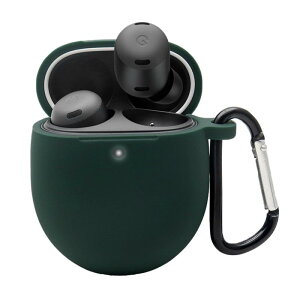 YAODLE Pixel Buds Pro �P�[�X �Ή� Pixel Buds Pro ��p�ی�J�o�[ �t��V���R���ی�P�[�X �ϏՌ��� �h���h�o �y�ʏ��^ �����h�~ �����[�d�\ �j�����p �J���r�i�t��(���b�h)