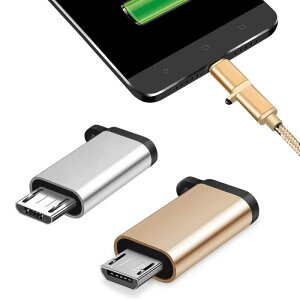 �ϊ��A�_�v�^�[ type-c Micro USB�ݔ��Ή� �ϊ��R�l�N�^ Android�[�� �[�d �}�C�N�� �}���[�d�ƃf�[�^ �f�[�^�]�� �u���b�N �S���h 2����