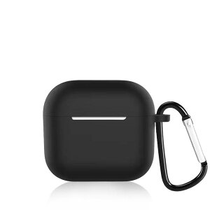 AirPods 4 �P�[�X �y2024�N�����z AirPods��4���� �P�[�X �V���R�� �\�t�g �P�[�X �S�ʕی� �ϏՌ� �h�o ���킢�� TPU �P�[�X �J���r�i�t�� �����h�~ xiahuasm (�u���b�N)