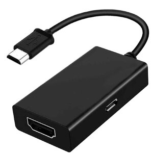 Micro USB �� HDMI �ϊ� �P�[�u�� �e���r�։f���`�� �e���r �o�� ���[�`���[�u���e���r�Ō��� �A���h���C�h �X�}�z �Ή� HDMI To Micro USB �ϊ��A�_�v�^