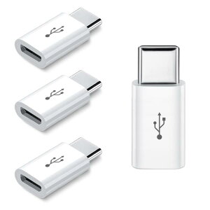 �T���R�X Micro USB to Type-C�ϊ��A�_�v�^ 4�Z�b�g �}���[�d �f�[�^�[�]�� OTG�@�\ micro�R�l�N�^ �A���h���C�h�P�[�u���A�_�v�^�[ �}�C�N�� USB2.0 �A�_�v�^�[ �R�l�N�^