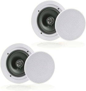 �yPyle �ǁE�V�䖄���� Bluetooth���� 2WAY�}�E���g�X�s�[�J�[ 16.5cm (2�Z�b�g) �ی^�z�ő�o��250W 8�I�[�� ���x89dB 50Hz-20kHz �|���}�[�E�c�C�[�^�[�t�� �S�̃T�C�Y: ��27.2cm x 8.9cm 1