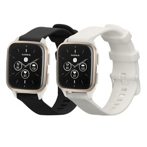 2x �����x���g �Ή�: Garmin Venu Sq 2 Music/Sq 2 �o���h - �V���R���o���h �\�t�g TPU �ϋv�� ���F/���F