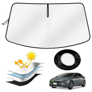 AUTO SPEC �g���^ �V�^ �v���E�X 60�n �t�����g�T���V�F�[�h �ԗp�T���V�F�[�h �Ռ��t�����g�V�F�C�h�t�����g�K���X Prius 5��� 2023�N1��~���s �Ԏ��p�݌v �V�F�[�h UV�J�b�g �����x���n ����