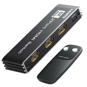 �y4K 120�Ή��zavedio links hdmi �ؑ֊� 8k@60Hz/4k@120Hz �����R���t�� �o���� ���z�� 2����1�o��/1����2�o�� HDMI 2.1 �Z���N�^�[48Gbps���ш� �A���~�j�E�������� �v���X�e/Switch/Fir