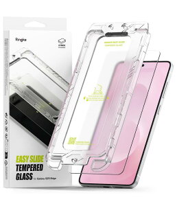 �yRingke�zGalaxy S25 Edge �K���X�t�B���� EASY SLIDE TEMPERED GLASS FILM �d�x9H ��ʕی� �S�ʕی� �t���ی� �ϏՌ� ���h�~ �ی�K���X �X�N���b�`�h�~ �����K���X �M�����N�V�[S25�G�b�W �X�N��