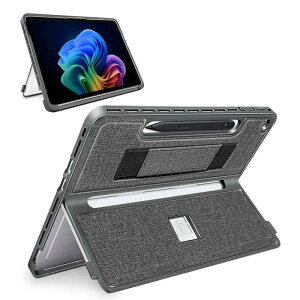 SSS�EGRGB Microsoft Surface Pro 12�C���` 2025�p�ی�P�[�X | �����h�~�J�o�[�i�n���h�X�g���b�v�t���j | �����L�b�N�X�^���h�E���C���X�����y�����[�E�^�C�v�J�o�[�L�[�{�[�h�Ή� | �O���[