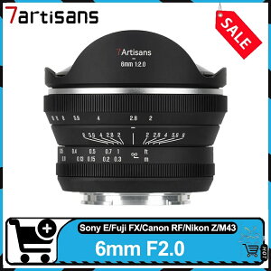 6mm F2.0 �u���b�N �t�WXF 7artisans ���������Y �}�j���A���t�H�[�J�X ���L�p E�}�E���g�Ή�