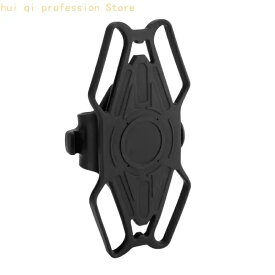 type A 中国本土対応 自転車スマホホルダー用 角度調整 ブラック シリコン保護フレーム しっかり固定 取り付け簡単