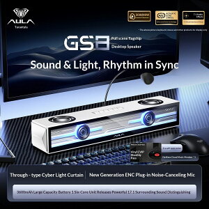 �z���C�g�f�X�N�g�b�v�X�s�[�J�[ LED���C�e�B���O���� 30W 7.1�o�[�`�����T�E���h�G�t�F�N�g �Q�[�~���O���� ���� �ቹ���� �ȃX�y�[�X
