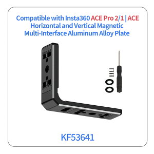KF53641 Basic Version �o�C�N�p Insta360 ACE Pro 2 1�Ή� �c���}���` �}�O�l�b�g ��t �A���~���� �v���[�g