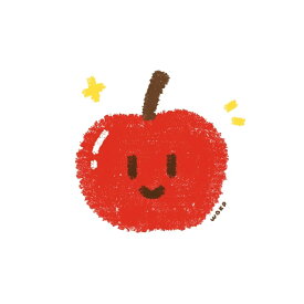 Apple style りんご柄 Tシャツ レディース メンズ キッズ 子供服 半袖 カジュアル かわいい 伸縮 おしゃれ 赤 アート風