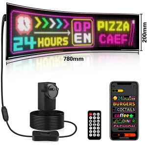 DIY 4 LED�\���p�l�� 780mm �d���f���� �����\�� �C���~�l�[�V���� �l�I���� RGB �����p�^�[���ؑ� �����R������ �X�� �Ŕ� ����