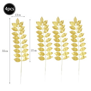 4pcs �S�[���h ���[�t���� �X�e�B�b�N 55cm 37cm 2�T�C�Y �Z�b�g �t���`�[�t �f�B�X�v���C �ԕr �t�����[�A�����W ����
