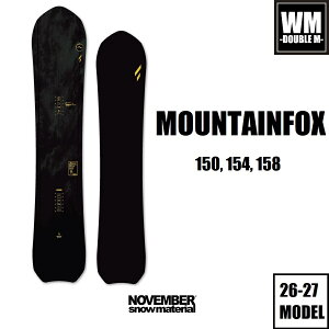 26-27 NOVEMBER MOUNTAINFOX �������K�i �m�x���o�[ �X�m�[�{�[�h