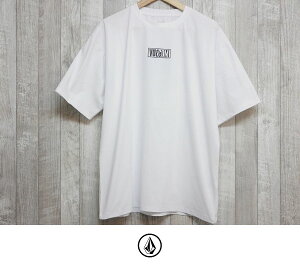 26 VOLCOM �h���C T�V���c VERTICAL LOGO GRAPHIC S/S TEE - WHT - �������K�i �T�[�t �X�m�[�{�[�h