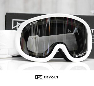 26 REVOLT ���������Y �S�[�O�� SUPER LIGHT FRAME - White Gross×Matte - Black Mirror/ Gray Photochromic �W���p���t�B�b�g �������K�i
