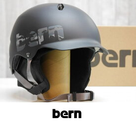bern 子供用 小学生用 ヘルメット BANDITO - Matte Black Camo インナー付き ジュニア キッズ Winterモデル 国内正規品