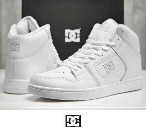 DC SHOES �X�j�[�J�[ �n�C�J�b�g �����Y MANTECA 4 HI - WHITE/WHITE/BATTLESHIP(HHB) �������K�i