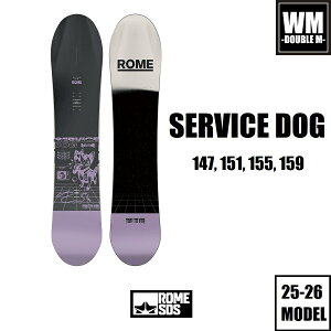 25-26 ROME SERVICE DOG 国内正規品 スノーボード
