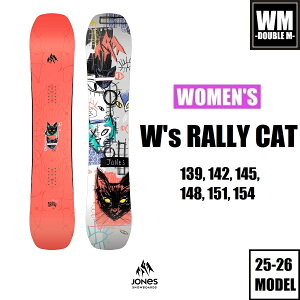 25-26 JONES W's RALLY CAT �������K�i ���f�B�[�X �X�m�[�{�[�h �t���[�X�^�C��