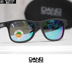 DANG SHADES �T���O���X LOCO - Black Soft / Marin Blue Mirror Polarized �Ό������Y �������K�i vidg00474