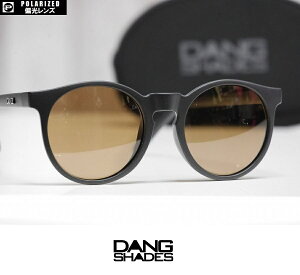 DANG SHADES �T���O���X ATZ - Black Matte / Light Brown Polarized �Ό������Y �������K�i vidg00490