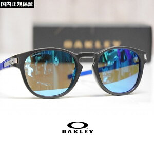 OAKLEY �I�[�N���[ �T���O���X LATCH - Matte Black / Prizm Sapphire Iridium �v���Y�������Y OO9349-5553 �������K�i �A�W�A���t�B�b�g