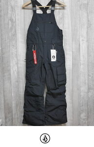 22-23 VOLCOM qp EFA BARKLEY INS BIB OVERALL - BLACK - Ki LbY rupc Xm[{[h
