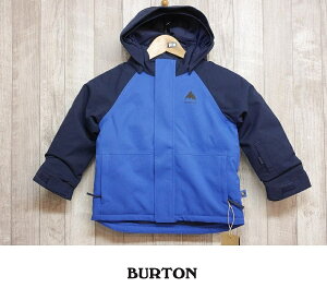 23-24 BURTON 子供用 ウェア Toddlers Classic 2L Jacket - Dress Blue - 国内正規品 幼児 キッズ ジャケット スノーボード