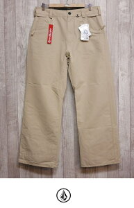 23-24 VOLCOM ウェア 5-POCKET PANT - KHAKIEST スノーボード パンツ 国内正規品