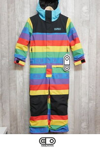 23-24 AIRBLASTER qp EFA YOUTH FREEDOM SUIT - Rainbow - Ki w LbY Xm[{[h Ȃ s[X