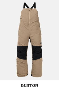 24-25 BURTON qp EFA KIDS SKYLAR 2L BIB PANTS - Summit Taupe - Ki rupc Xm[{[h
