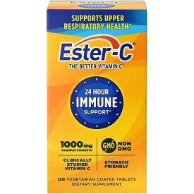 大容量！エスターC 1000mg お腹にも優しい 120粒　Ester-C Vitamin C 1000 mg Coated Tablets, 120 Count